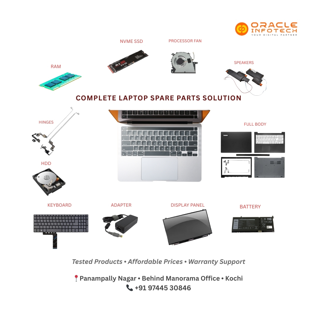 complete laptop spares